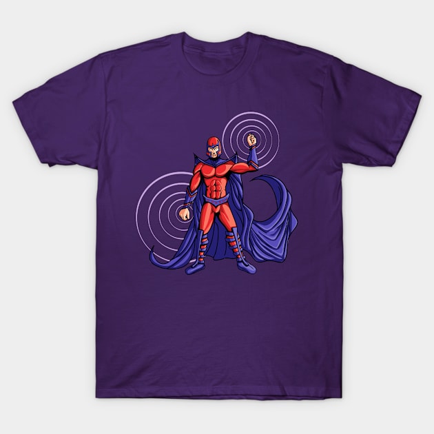 Master Of Magnetism T-Shirt by xzaclee16